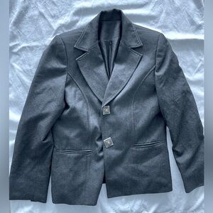 Shopping - Fashion Charcoal career business casual blazer